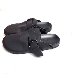 New Zara Clogs Rubberized Black 3550/710